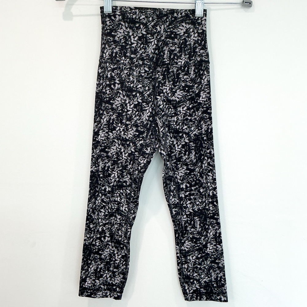 Lululemon Align High-Rise Crop Blossom Overlay Starlight Multi